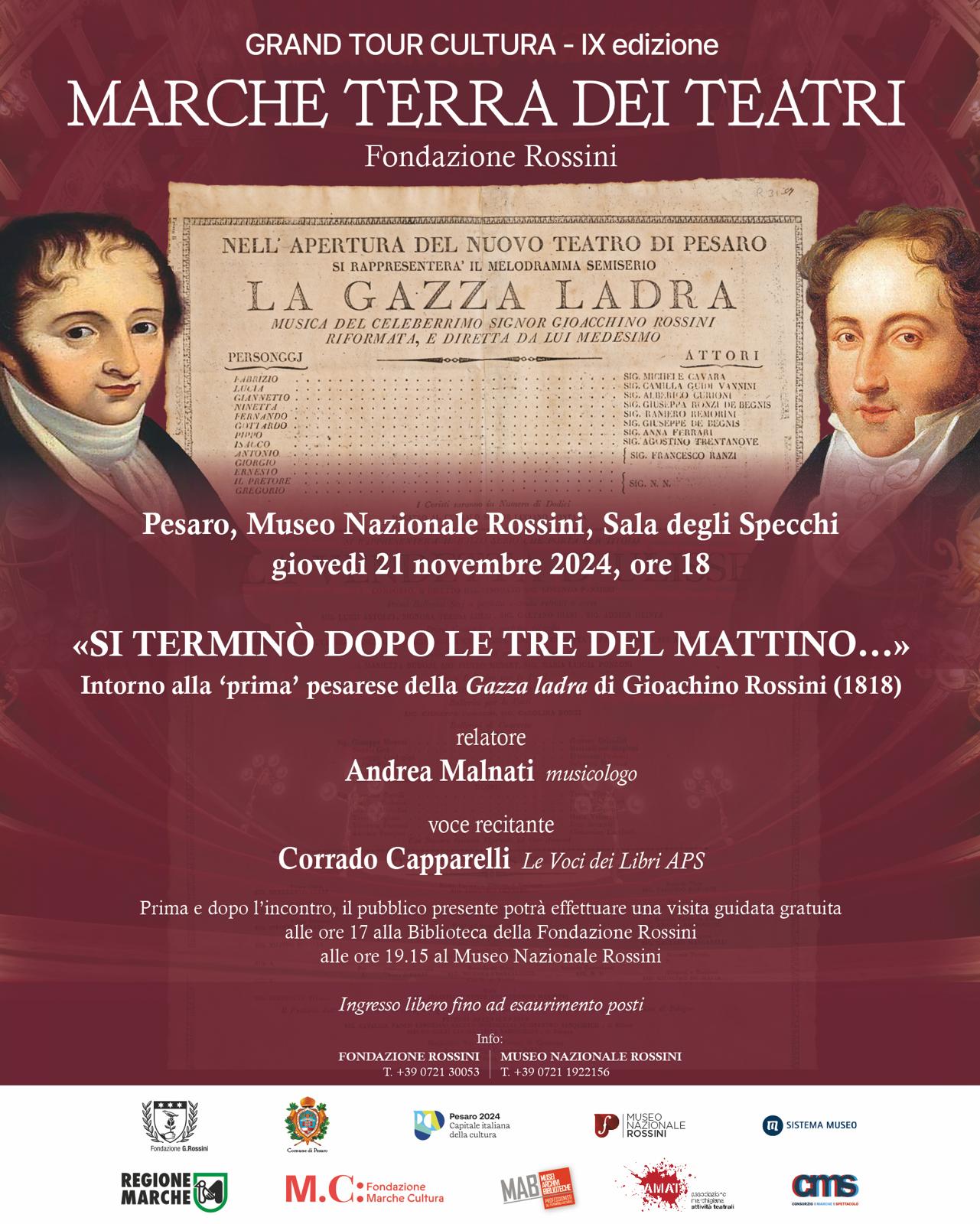 PREMIO E COLLANA “TESI ROSSINIANE”