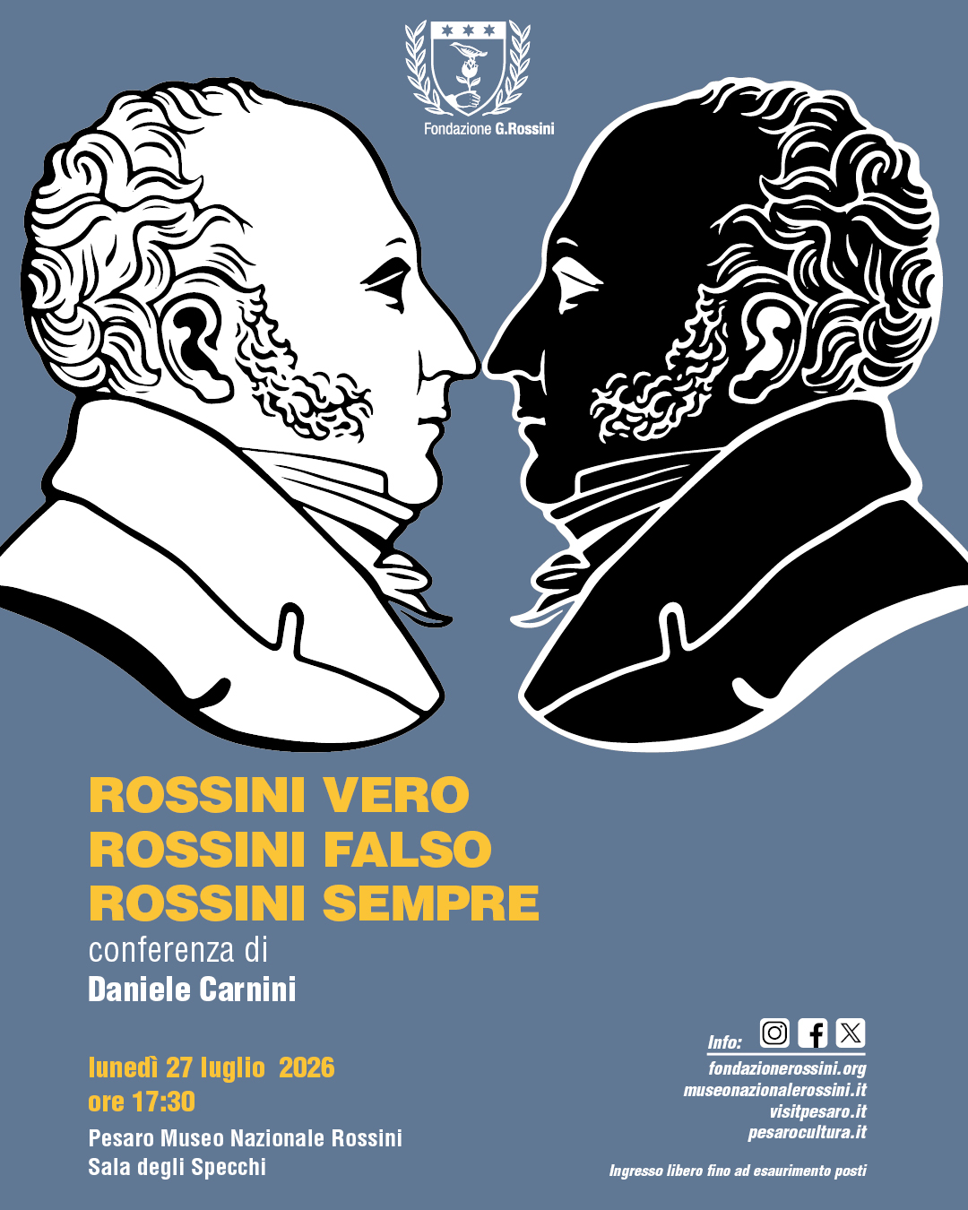 ROSSINI VERO, ROSSINI FALSO, ROSSINI SEMPRE